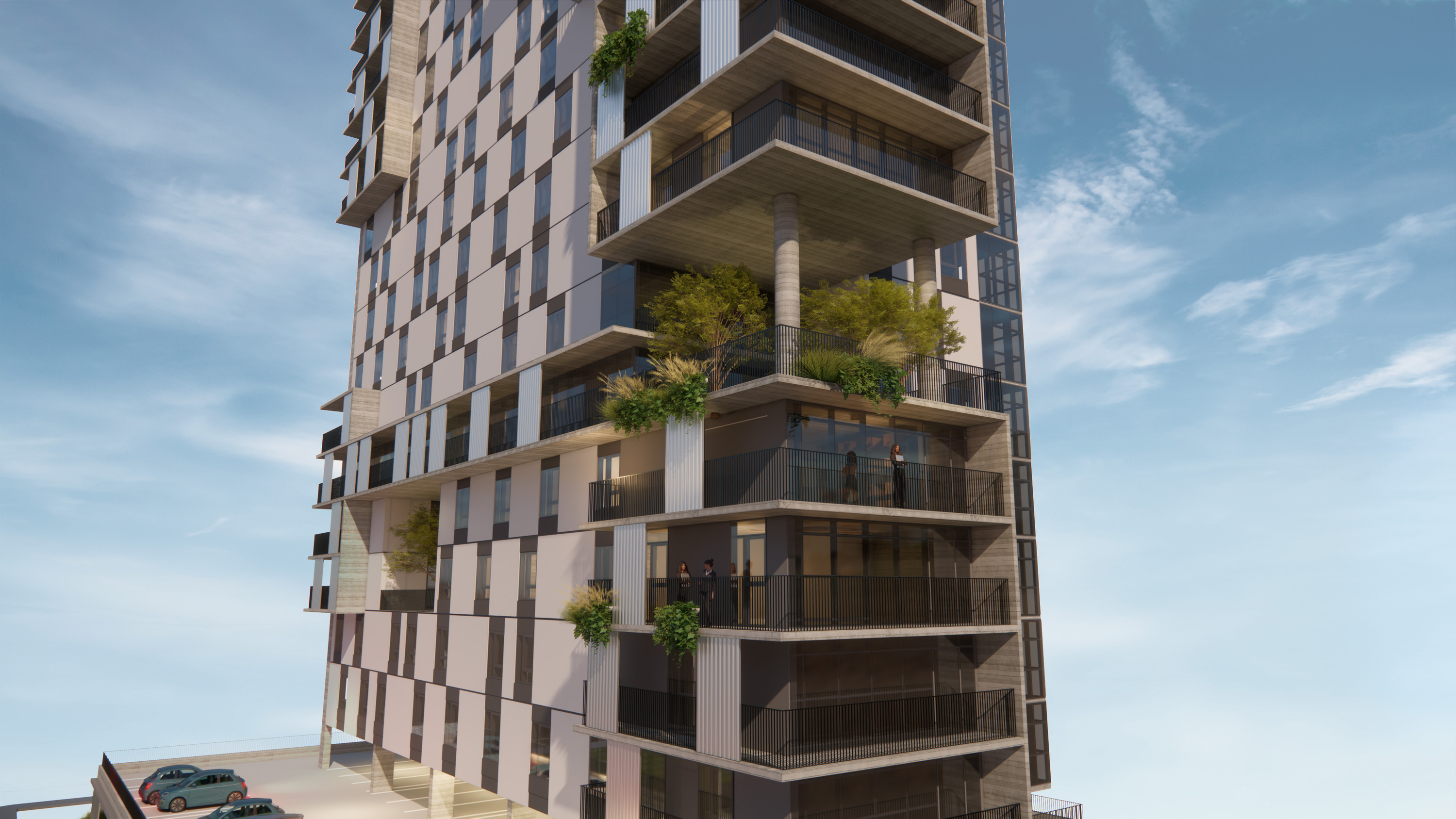Perspectiva do PZ Offices